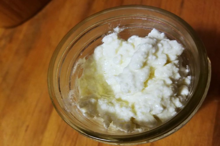 Homemade Ricotta -Using Vancouver Island Salt Co. NIGARI