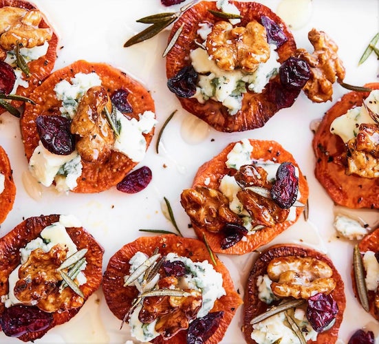 Sweet Potato Crostinis