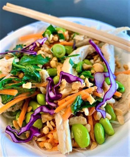 Key Lime Balsamic Miso Noodle Bowl