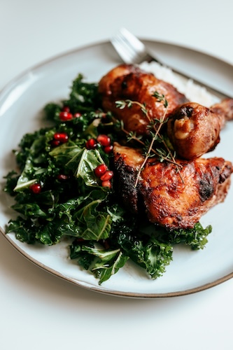 Harissa Honey Chicken with a Cara Cara Glaze