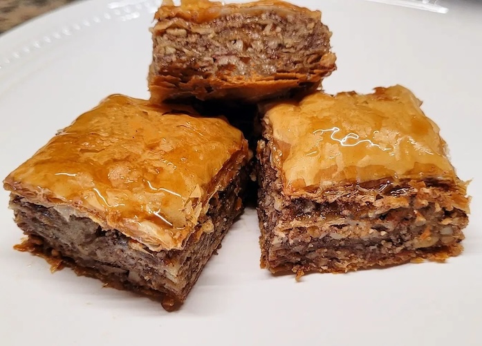 Honey & Orange Olive Oil Spiced Baklava