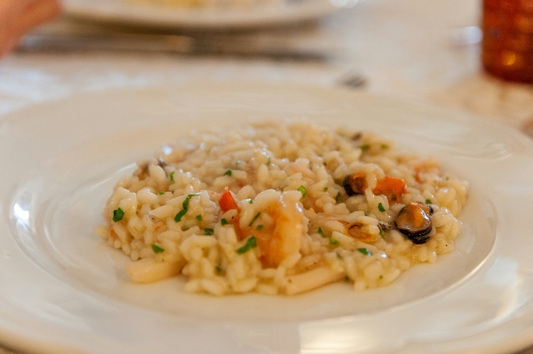 Parsley, Chive Brown Butter Prawn Risotto